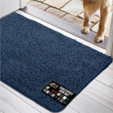 GORILLA GRIP SOAKSTOPPER top layer chenille absorbs moisture to keep floors dry.