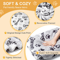 Gowyeg double-sided design shows dog face print for playful room decor
