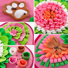GoxRunx snuffle mat features non-slip bottom for secure play.