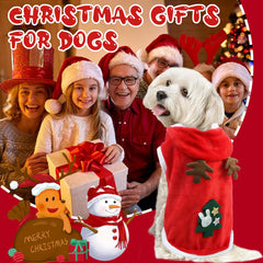 GOYOSWA dog Christmas outfit with Christmas tree ornaments boosts holiday charm