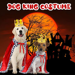 GOYOSWA dog king costume crown adjustable strap ensures secure wear