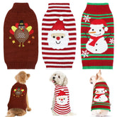 GOYOSWA turkey dog sweater keeps your Pup cozy for Thanksgiving photos and walks