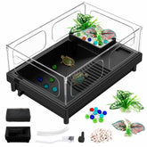GOZILLA small turtle tank kit front view highlights compact habitat for small reptiles.