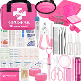 GPUSFAK 136pcs dog first aid kit bag for emergency pet care on the go