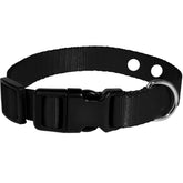 Gracie To The Rescue eCollar replacement strap full view shows durable, adjustable black strap for all sizes