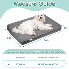 Greatbond dog bed cover soft microfiber quilted surface offers cozy, comfortable naps.