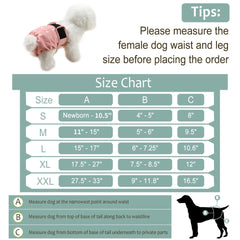 Grecle dog diapers adjustable snaps demo highlights customizable fit for differing waists.