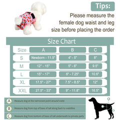 Grecle dog diapers leak-proof PUL shell protects floors during activity.