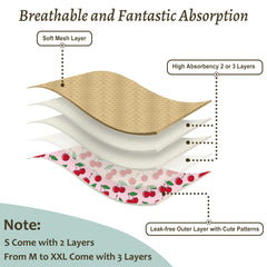 Grecle female dog diapers leak-free PUL shell closeup shows secure containment.