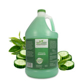 GreenGroom Green Clean Dog Shampoo label closeup showing natural ingredients and premium quality