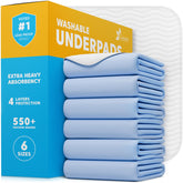 GREEN LIFESTYLE underpads with waterproof backing provide reliable bed protection.