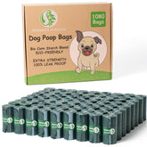 GREENER WALKER poop bags 1080-count box, extra-thick and leak-proof for clean waste pickup.