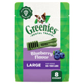 Greenies blueberry dental treats pack 12oz for daily dental care and fresh breath