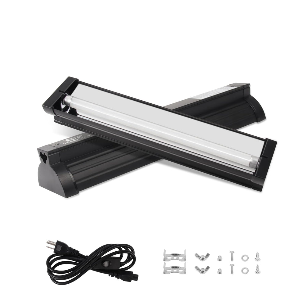 GREENPAW T5 UVB light setup view showcases easy installation for healthy reptile basking.