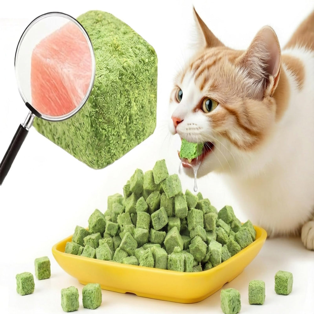 GREMBEB cat toy cats grass treats visual shows a tasty reward supporting digestion and mood