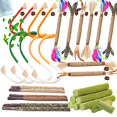 Grembeb cat toys 24pack package, diverse play kit for indoor cats