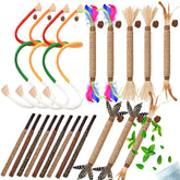 GREMBEB catnip bag with rope toy for interactive play and scent enrichment