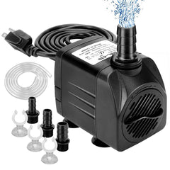 GROWNEER 550GPH submersible pump with flow knob for customizable water pressure in tanks