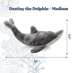 GRRREEN Destiny Dolphin toy easy to machine wash for quick cleanup.