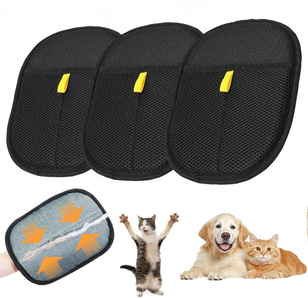 Guante Quitapelo Mascotas: enfoque eco y limpieza reutilizable para gatos y perros.