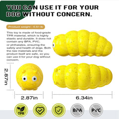 GUIASIPULE squeaky teeth-cleaning toy delivers audible play while aiding dental chewing.