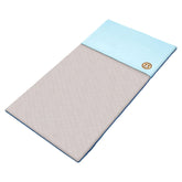 GuineaDad Original blue fleece bedding with burrowing pocket keeps the habitat dry and comfy