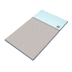 GuineaDad original reusable cage liner blue fleece—dry, cozy bedding for daily guinea pig comfort