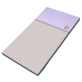 GuineaDad original reusable cage liner with purple fleece and burrowing pocket for cozy comfort