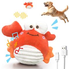 GUKCO Crab interactive toy ball-action keeps dogs focused during solo play and enrichment.