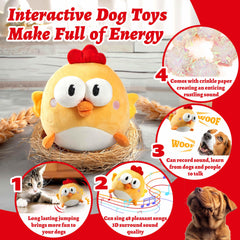 GUKCO dog toy recording mode offers personalized audio prompts during sessions