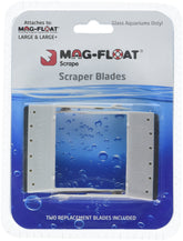 Gulfstream Tropical Mag-Float scrape replacement for Large Plus shown in-use helps clean glass edges
