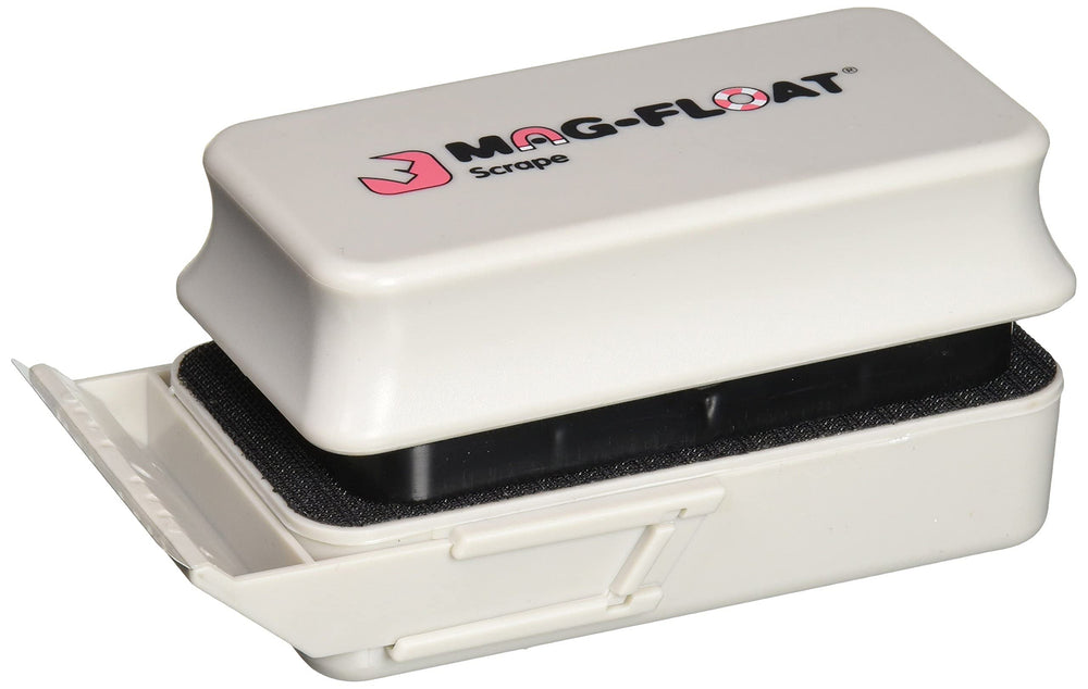 Gulfstream Tropical Mag-Float Glass with Scraper Large for algae removal in freshwater and saltwater tanks