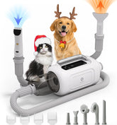 GULIGULI 6-in-1 grooming kit front view for convenient at-home pet care