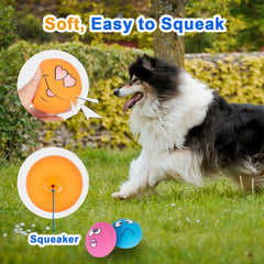 Gulucute dog fetch ball in action, indoor/outdoor play ready.
