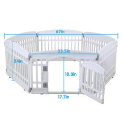 Gupamiga puppy playpen easy assembly showcases fast setup for indoor or outdoor use.