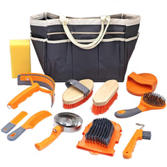 GuZhiYue horse grooming kit storage bag organizes tools for on-the-go care.