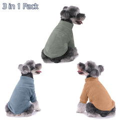 GYALAPERI dog sweater olive shot shows versatile color for daily wear.