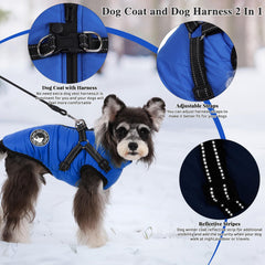 Gyuzh dog coat waterproof fabric keeps pets dry during rainy or snowy walks