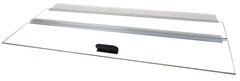 H2PRO 16-inch glass canopy with clear glass reduces evaporation and prevents jumping