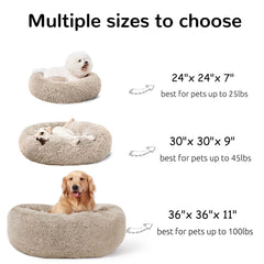 HACHIKITTY Calming Donut Cuddler hypoallergenic materials ensure safe, easy care.