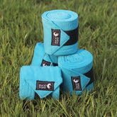 HackFond horse polo leg wraps close-up in soft fleece for leg protection during training