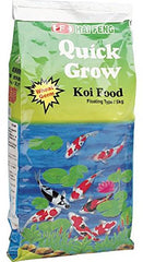 Hai Feng Quick Grow koi food in a bowl serving highlighting color and digestibility
