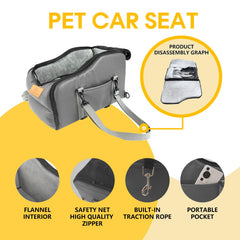 hailanbao portable-pet-carrier-handle — top view for easy transport