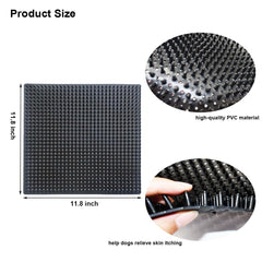 HAISENGO two-pack dog scratching pad provides flexible placement and use