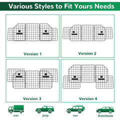HAITRAL foldable three-panel design for compact storage when not in use, ideal for trunk organization.