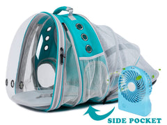 Halinfer ventilador cargable con batería incluida, recarga fácil mediante USB.