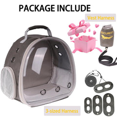 Halinfer Ventilated carrier with mesh panels promoting better air circulation on trips.