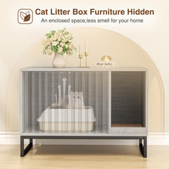 Halitaa built-in scratch pad at entrance protects floors and reduces litter scatter