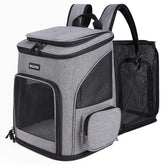 HALOVIE pet carrier backpack expandable with extra room for comfort