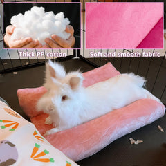 Hamiledyi bed mat cotton sides with foam core for joint support.